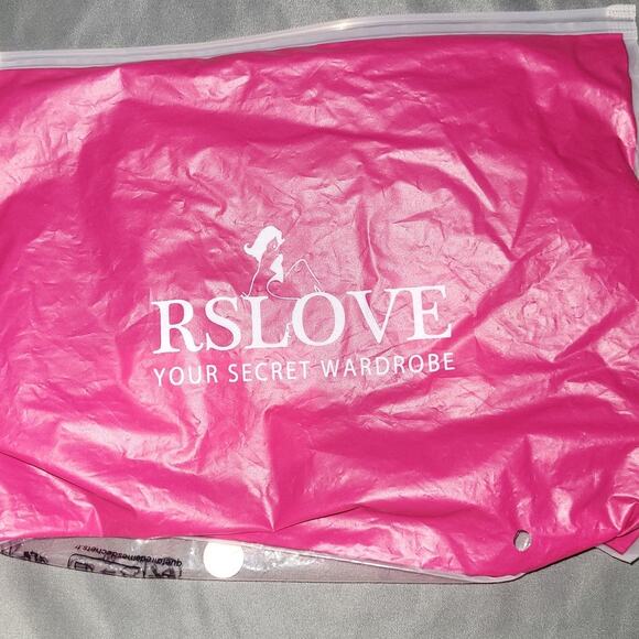 RSLOVE Babydoll Lingerie Lace Chemise Sexy Nightgown Sleepwear Dress, S - Picture 5 of 6